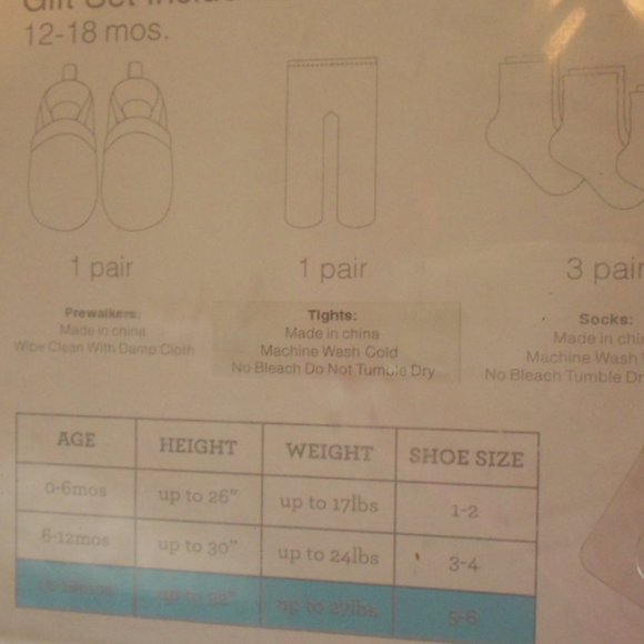 Toddler Gift Set Prewalker Shoe & Socks 12-18 mths - Picture 13 of 16
